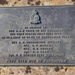 Albemarle V1782 overshot the runway at RAF Brize Norton – memorial plaque